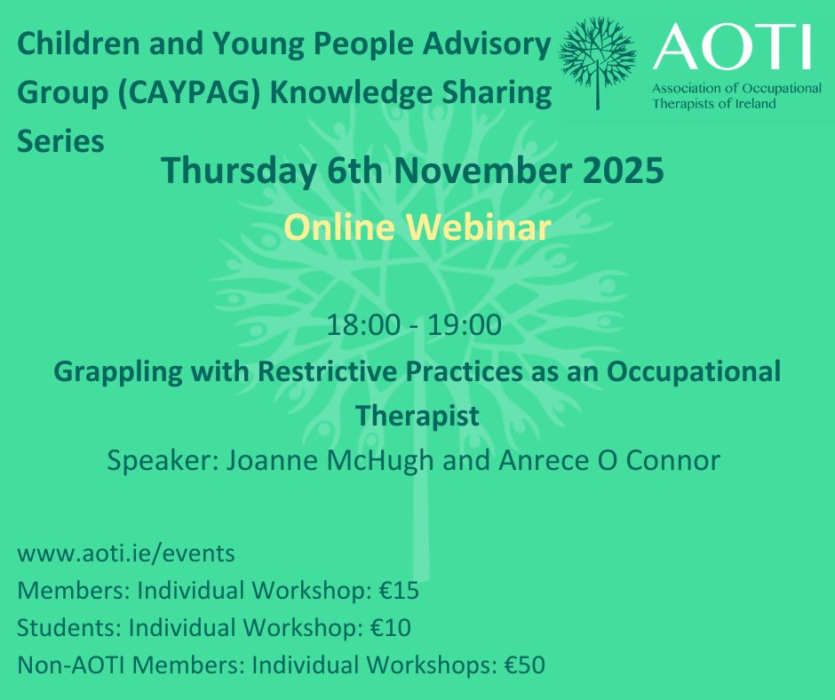 AOTI Grappling with Restrictive Practices as an Occupational Therapist image