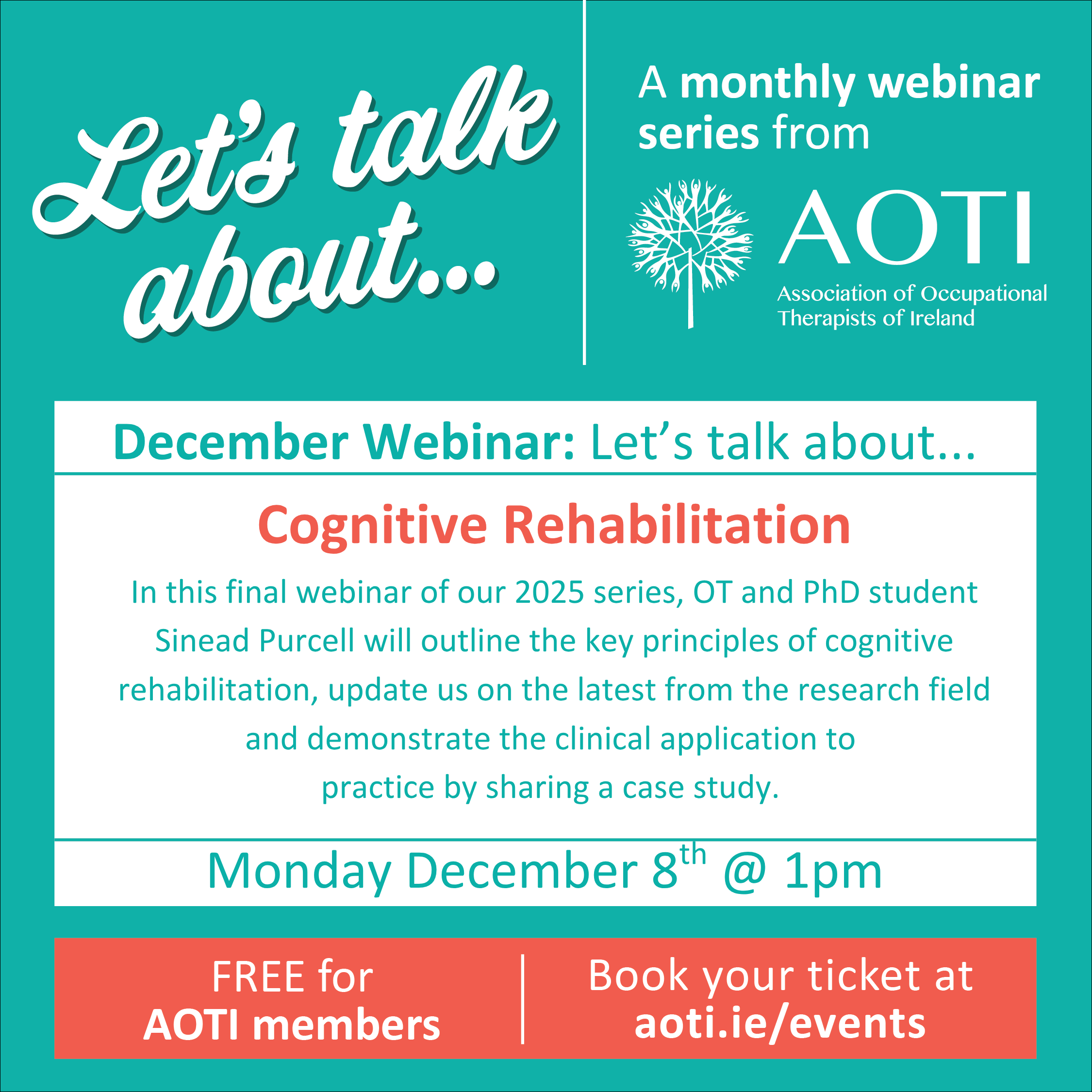 AOTI Let's Talk About...Cognitive Rehabilitation image