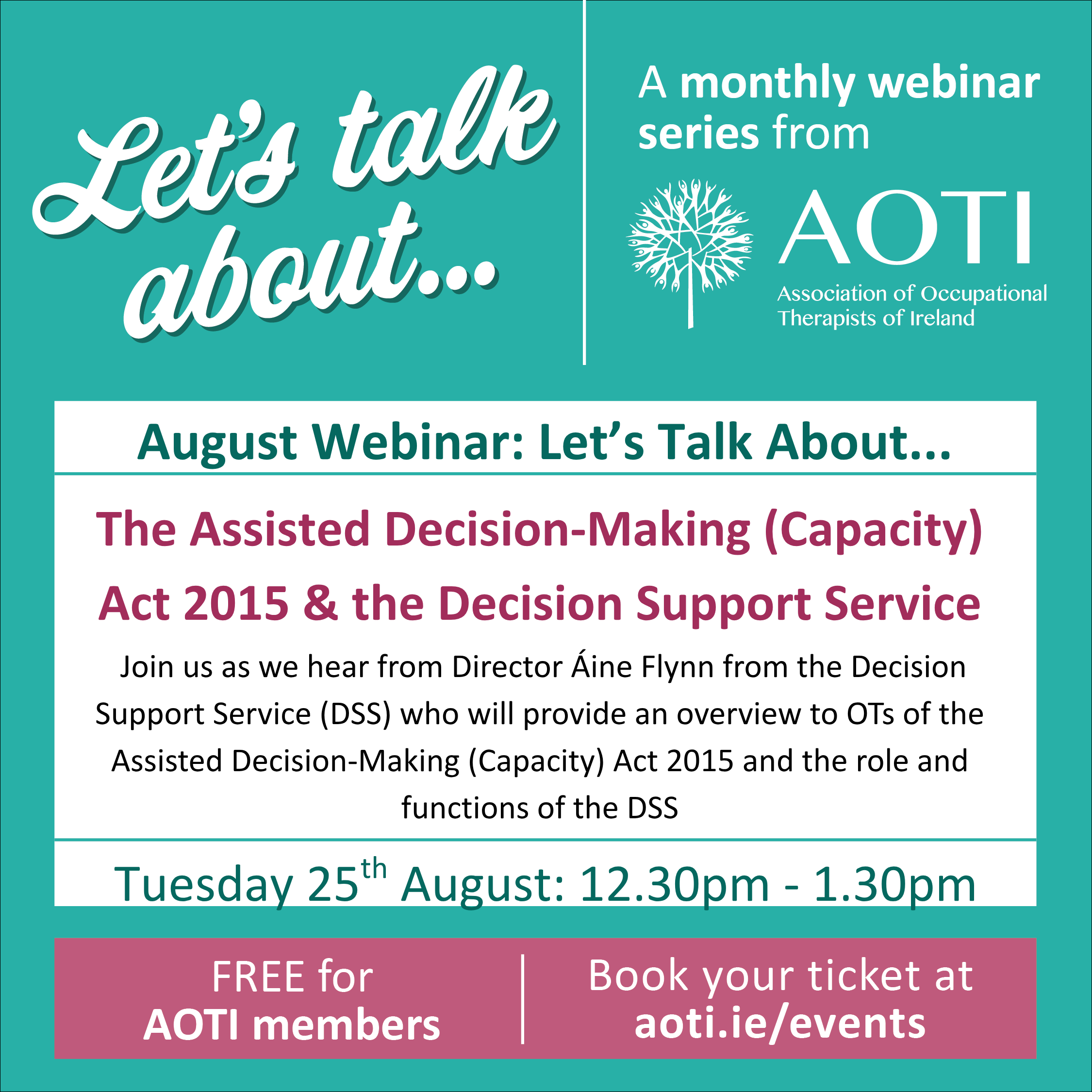 AOTI Let's Talk About...The Assisted Decision-Making (Capacity) Act 2015 and the Decision Support Service image